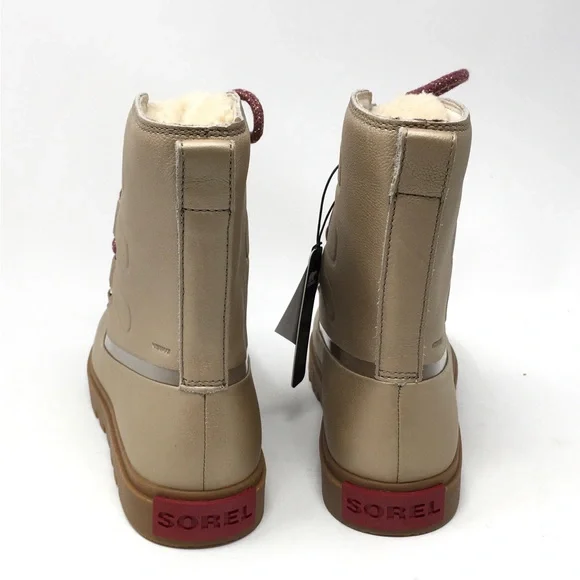 SOREL Joan of Arctic Next Lite Lux Waterproof Genuine Shearling Trim Boot, Sz 9